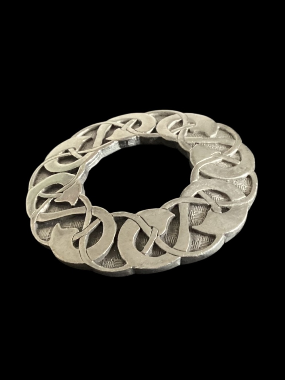 Pewter Celtic Brooch
